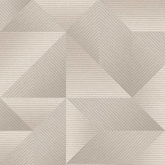 VEER DECOR Prism Threads Gray Wallpaper Geometrics Transitional, Contemporary Grey  Wallpaper - 8385-AG3
