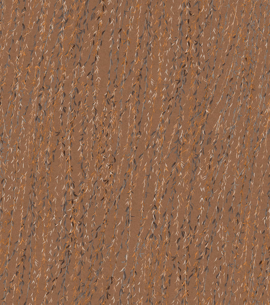 VEER DECOR Willow Streamside Brown Wallpaper Nature Traditional Brown  Wallpaper - 8386-AB4