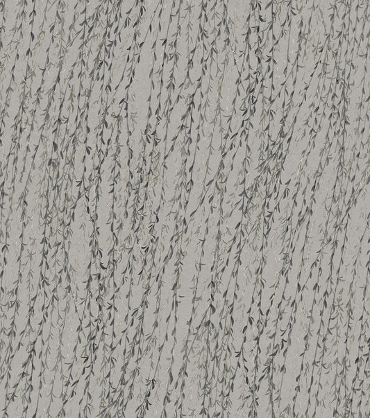 VEER DECOR Willow Streamside Gray Wallpaper Nature Traditional Grey  Wallpaper - 8386-AB5