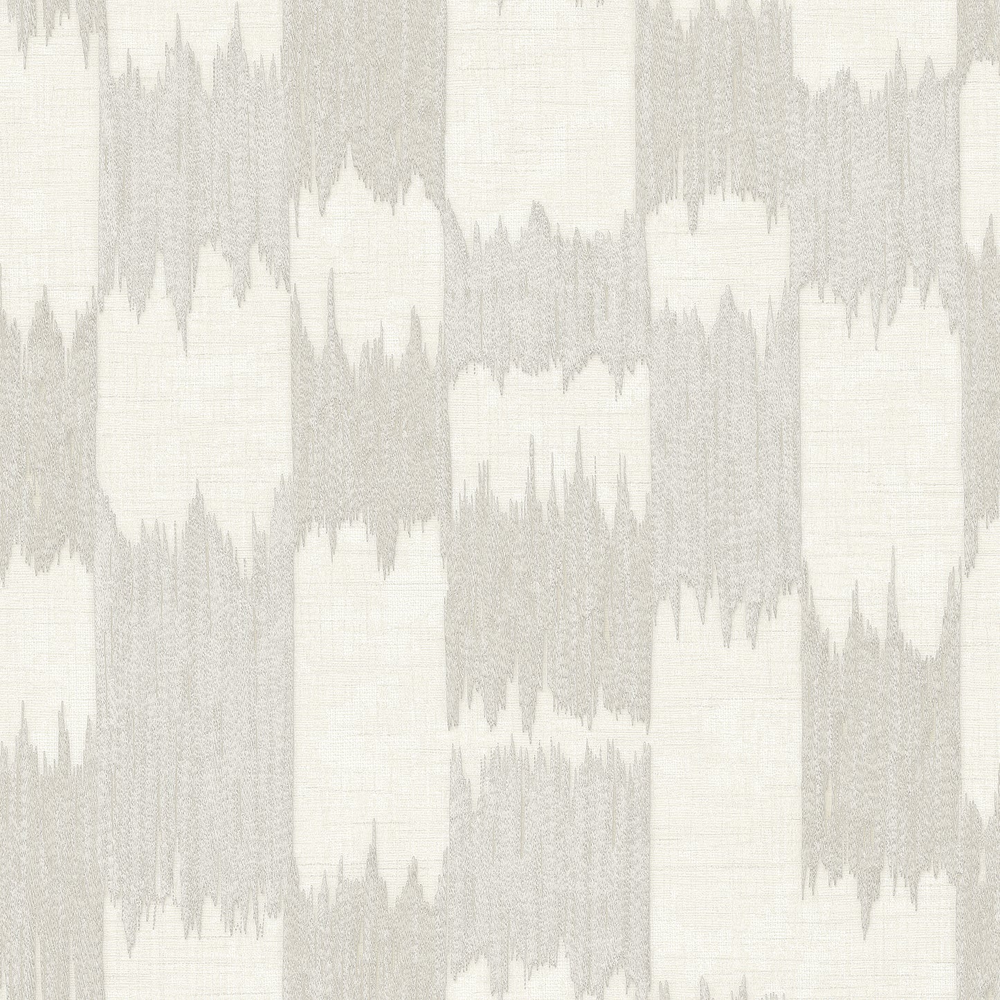 VEER DECOR Ikat Echo White Wallpaper Geometrics Contemporary, Transitional White  Wallpaper - 8388-AC1