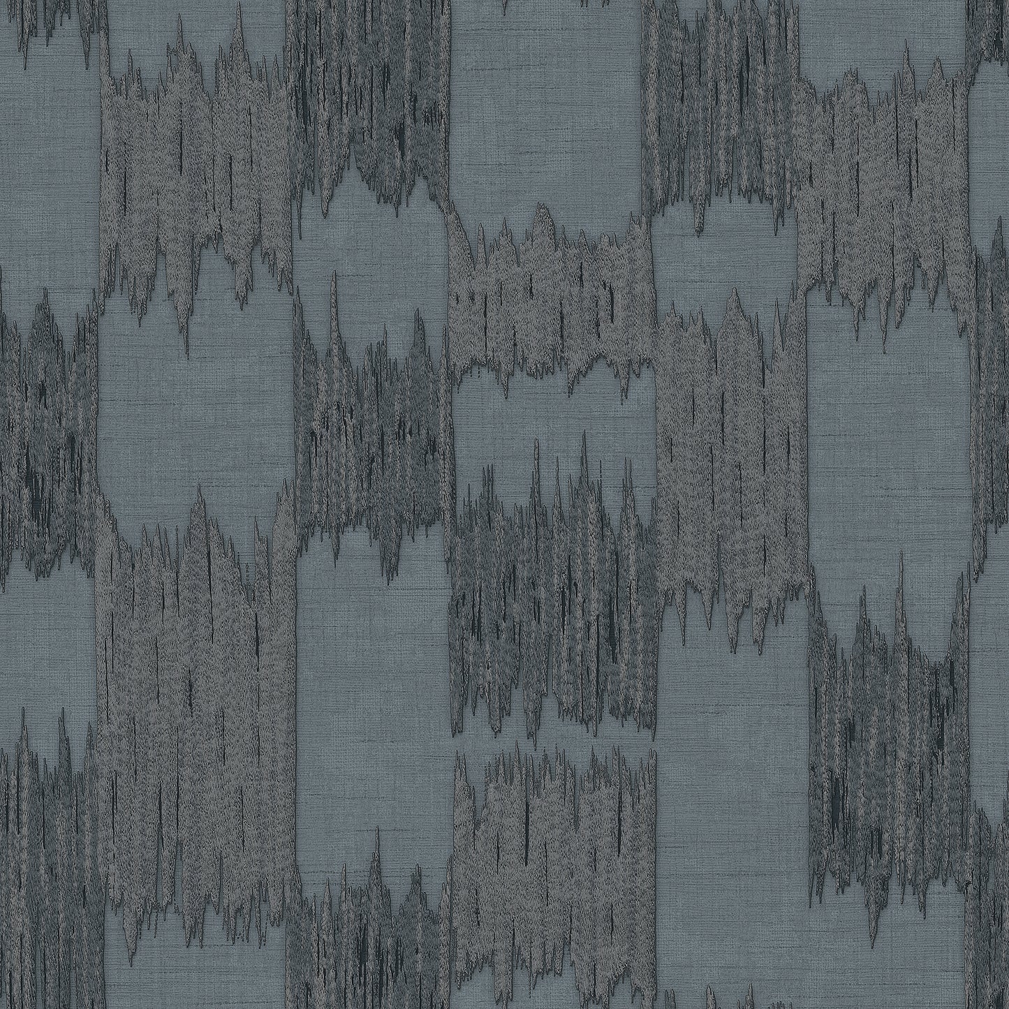 VEER DECOR Ikat Echo Black Wallpaper Geometrics Contemporary, Transitional Black  Wallpaper - 8388-AC6