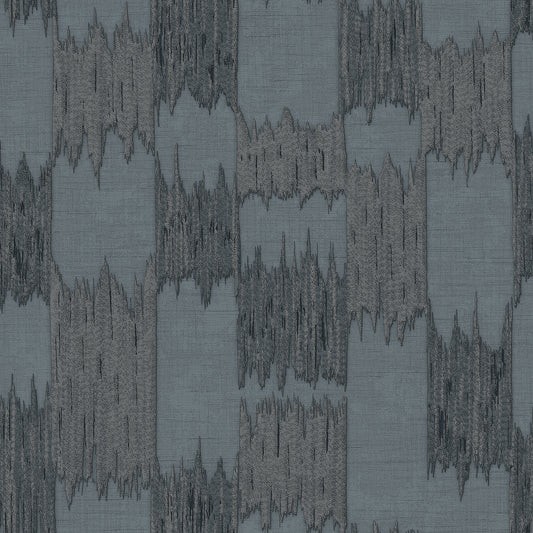 VEER DECOR Ikat Echo Black Wallpaper Geometrics Contemporary, Transitional Black  Wallpaper - 8388-AC6