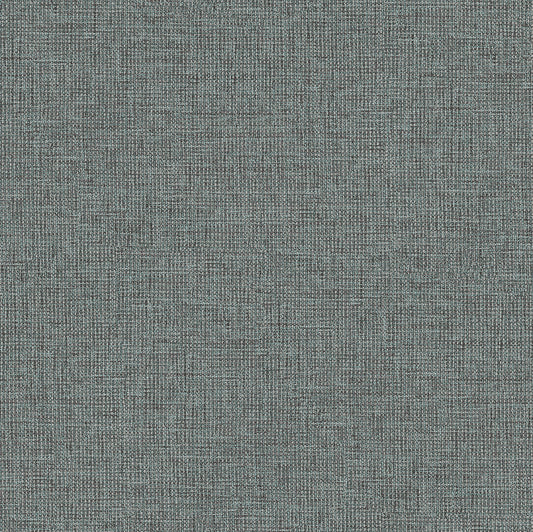 VEER DECOR Upholstery Weave Blue Wallpaper Texture Transitional, Traditional, Contemporary Blue  Wallpaper - 8388-AD6