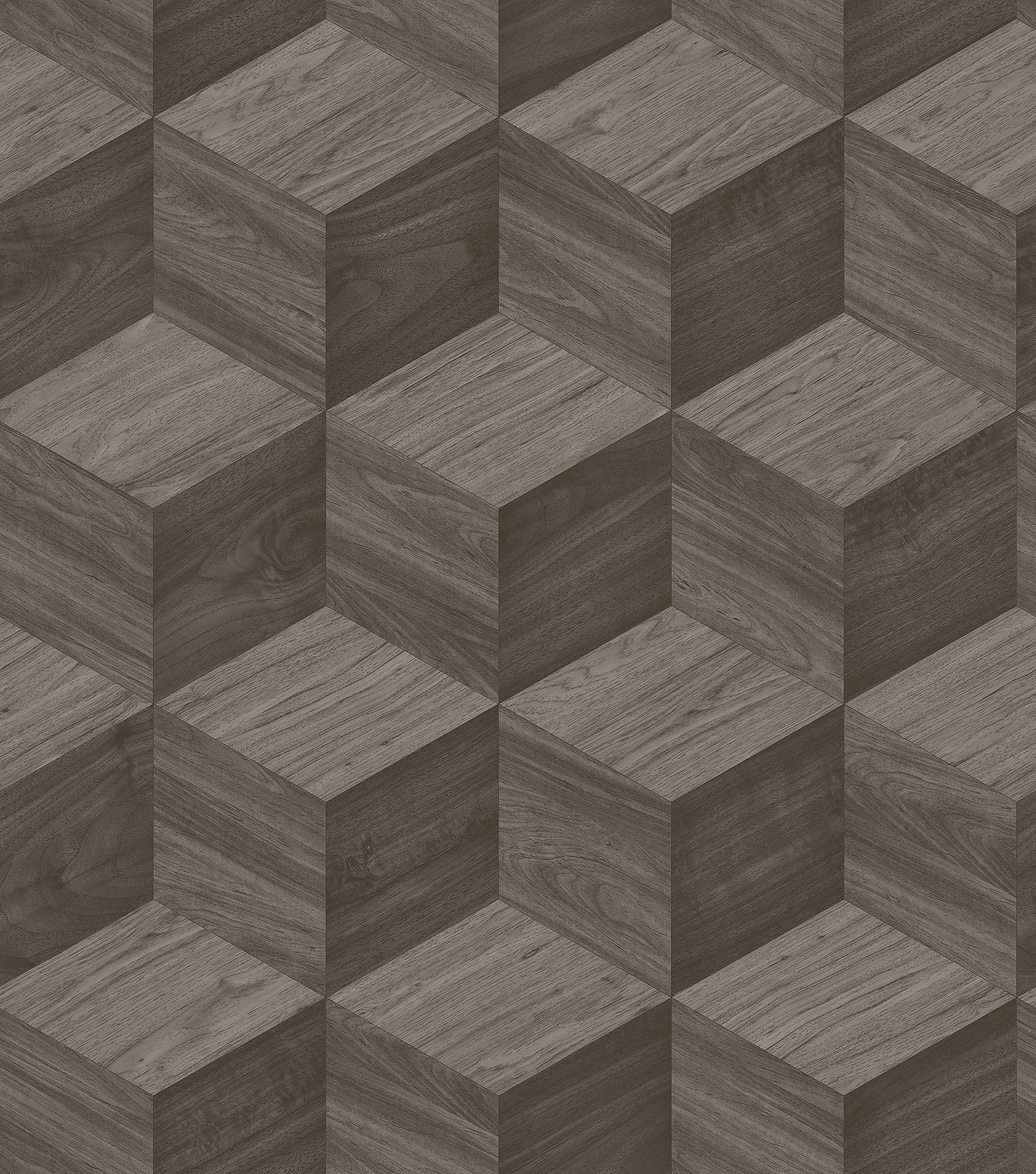 VEER DECOR Woodgrain Grid Gray Wallpaper Faux Naturals Contemporary Grey  Wallpaper - 8388-AI3
