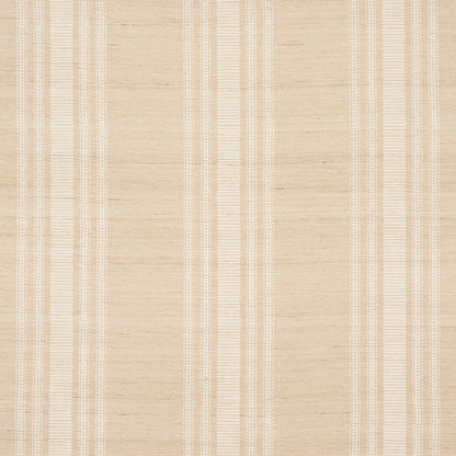 SCHUMACHER  PATTERSON FLYNN CASSIA HANDWOVEN SILK STRIPE PRINTS PRINTS NATURAL   - 83990