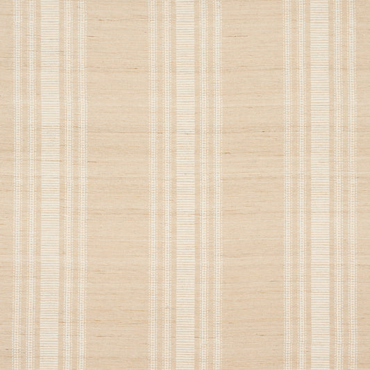 SCHUMACHER  PATTERSON FLYNN CASSIA HANDWOVEN SILK STRIPE PRINTS PRINTS NATURAL   - 83990