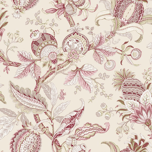 Galerie Wallcoverings Cottage Chic Jacobino Edra Galerie Wallcoverings  Pink   - 84038