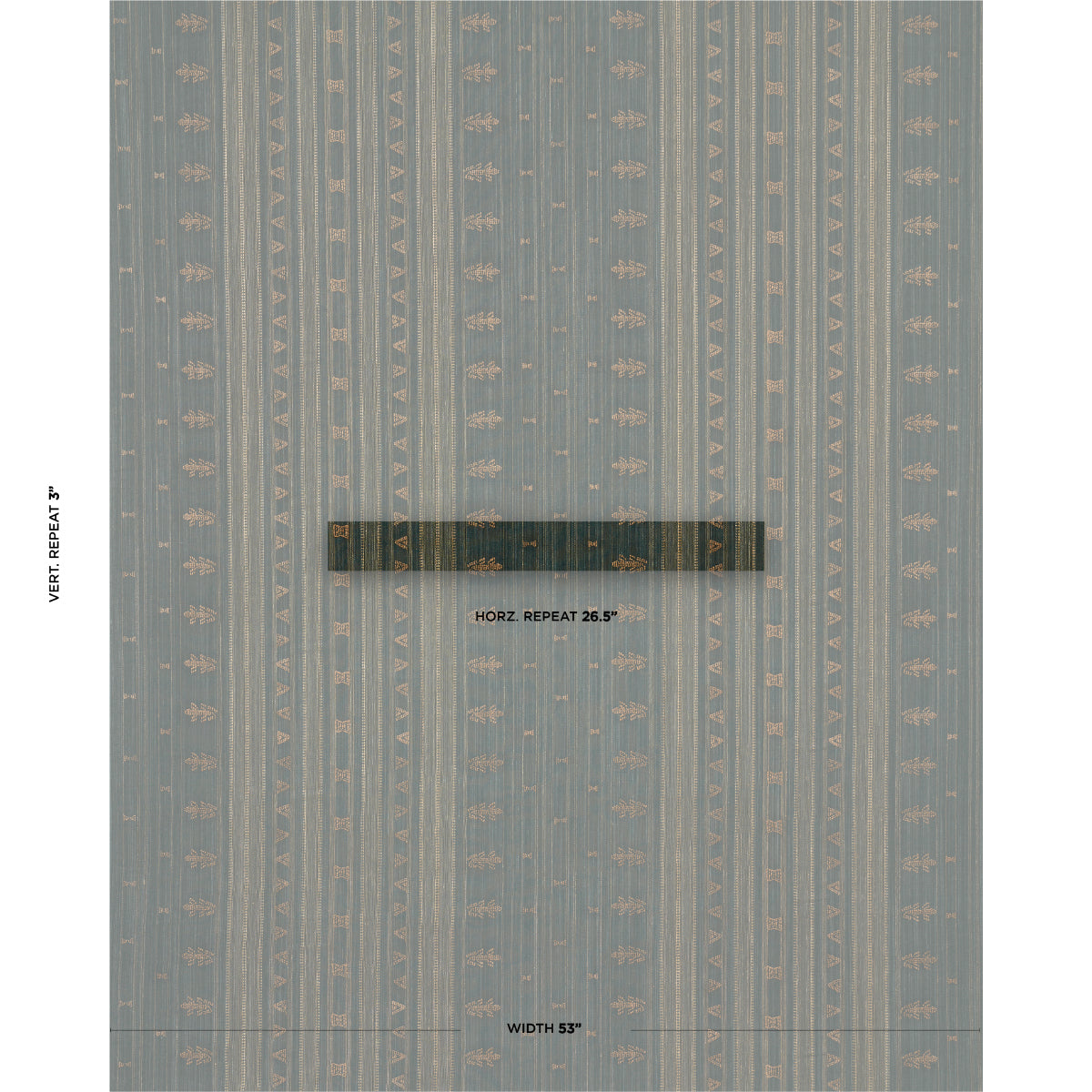 SCHUMACHER  PATTERSON FLYNN NIMA EMBROIDERED COTTON LINEN WOVEN WOVEN JUNGLE GREEN   - 84061