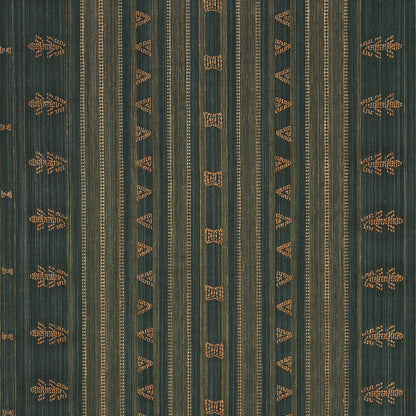 SCHUMACHER  PATTERSON FLYNN NIMA EMBROIDERED COTTON LINEN WOVEN WOVEN JUNGLE GREEN   - 84061