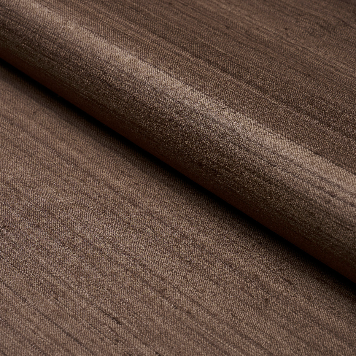 SCHUMACHER  PATTERSON FLYNN AMIR HANDWOVEN SILK CASEMENT WOVEN WOVEN WALNUT   - 84072