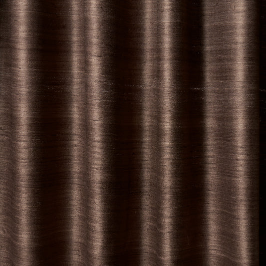 SCHUMACHER  PATTERSON FLYNN AMIR HANDWOVEN SILK CASEMENT WOVEN WOVEN WALNUT   - 84072