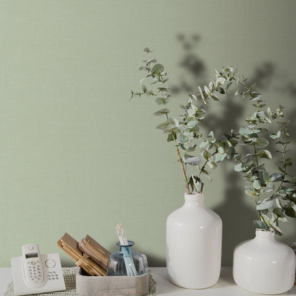 VEER DECOR Linea Textile Green Wallpaper Patterns Traditional Green  Wallpaper - 8411-VRTR-AA6