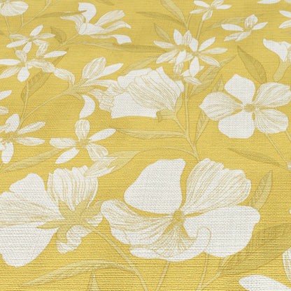 VEER DECOR Floral Breeze Yellow Wallpaper Floral Transitional Yellow  Wallpaper - 8411-VRTR-AC1