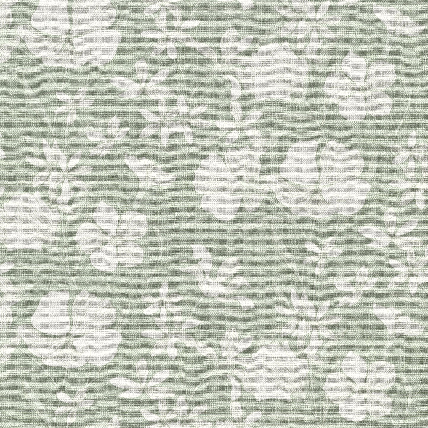 VEER DECOR Floral Breeze Green Wallpaper Floral Transitional Green  Wallpaper - 8411-VRTR-AC2