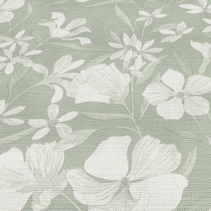 VEER DECOR Floral Breeze Green Wallpaper Floral Transitional Green  Wallpaper - 8411-VRTR-AC2