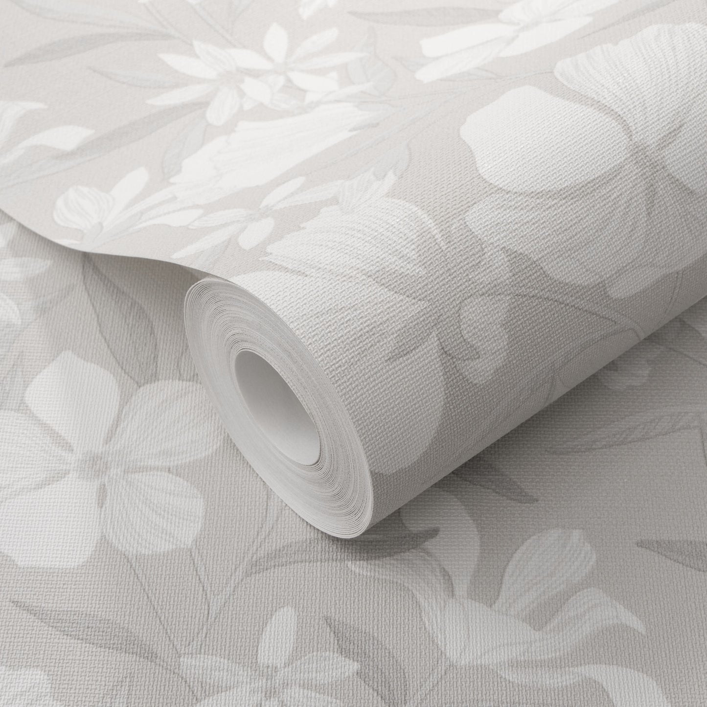 VEER DECOR Floral Breeze Gray Wallpaper Floral Transitional Gray  Wallpaper - 8411-VRTR-AC3