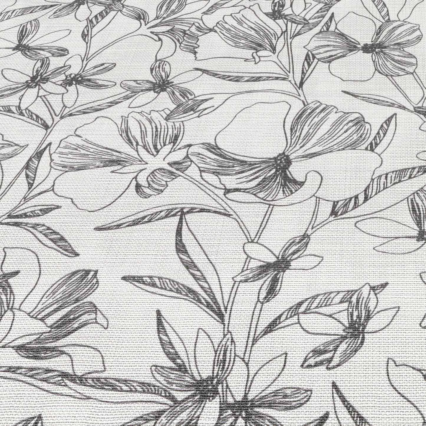 VEER DECOR Floral Breeze Black Wallpaper Floral Transitional Black  Wallpaper - 8411-VRTR-AC4