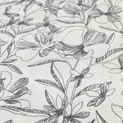 VEER DECOR Floral Breeze Black Wallpaper Floral Transitional Black  Wallpaper - 8411-VRTR-AC4