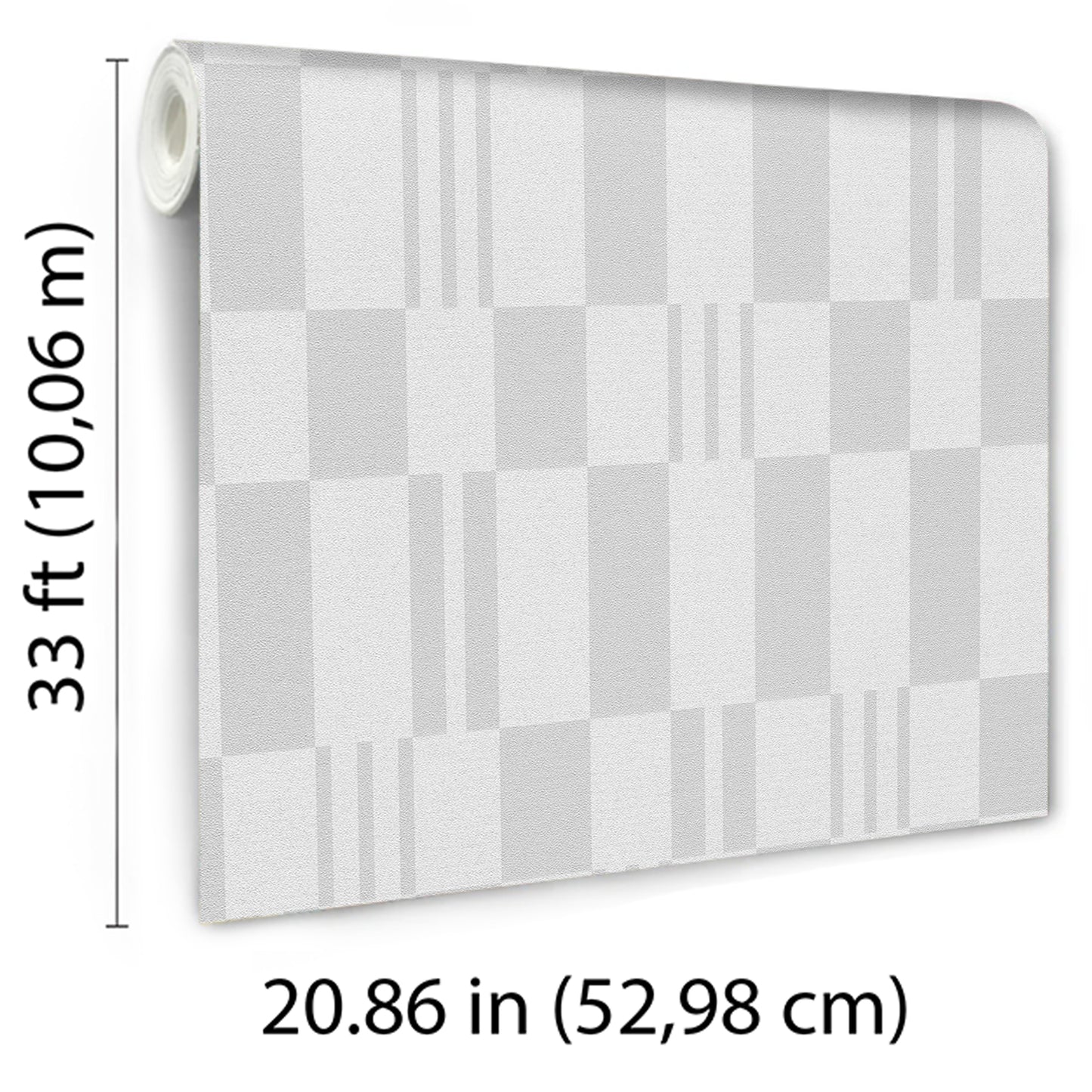 VEER DECOR Sun Geo Stripe Gray Wallpaper Patterns Transitional Gray  Wallpaper - 8411-VRTR-AD3