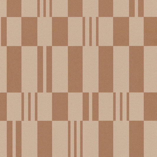VEER DECOR Sun Geo Stripe Brown Wallpaper Patterns Transitional Brown  Wallpaper - 8411-VRTR-AD4