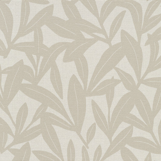 VEER DECOR Shadowleaf Beige Wallpaper Nature Transitional Beige  Wallpaper - 8411-VRTR-AE5