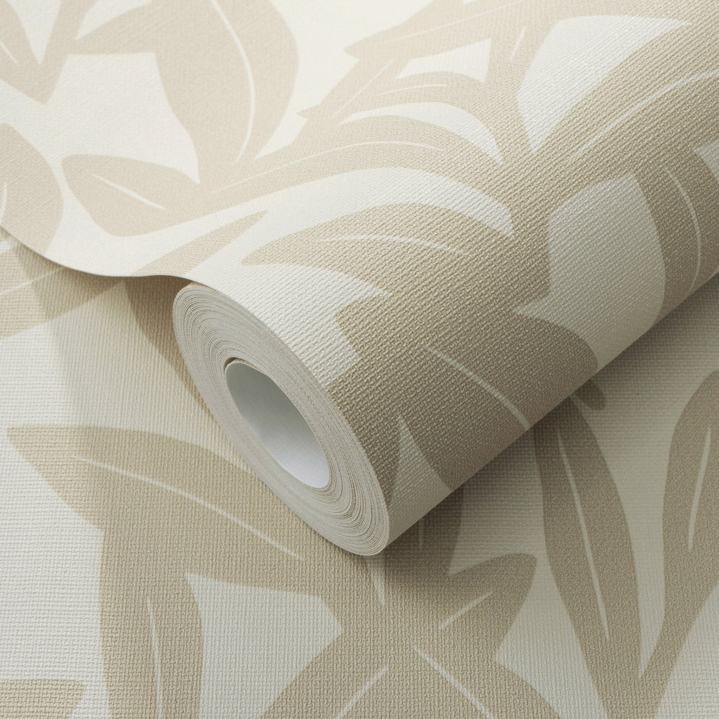 VEER DECOR Shadowleaf Beige Wallpaper Nature Transitional Beige  Wallpaper - 8411-VRTR-AE5