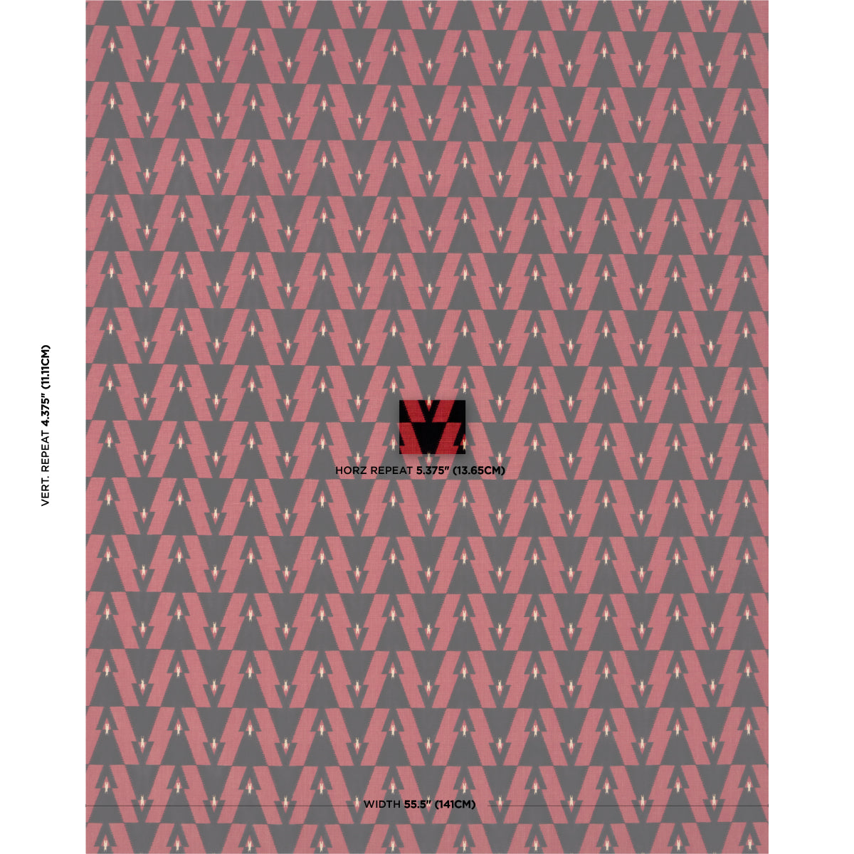 SCHUMACHER  PERENNIAL FAVORITES KALIDO VELVET WOVEN WOVEN LADYBIRD   - 84120