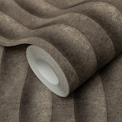 VEER DECOR Concrete Illusion Brown Wallpaper Patterns Transitional Brown  Wallpaper - 8413-VRFW-AB2