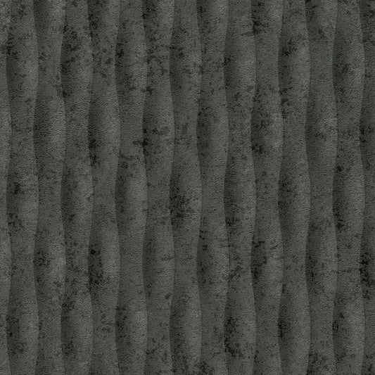 VEER DECOR Concrete Illusion Black Wallpaper Patterns Transitional Black  Wallpaper - 8413-VRFW-AB3