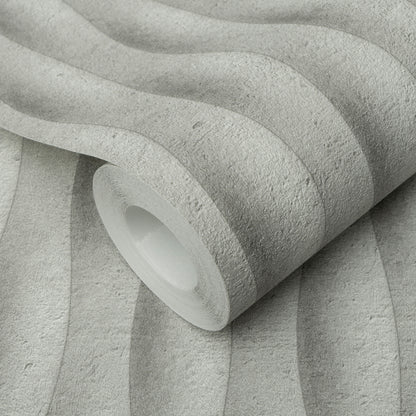 VEER DECOR Concrete Illusion Gray Wallpaper Patterns Transitional Gray  Wallpaper - 8413-VRFW-AB4