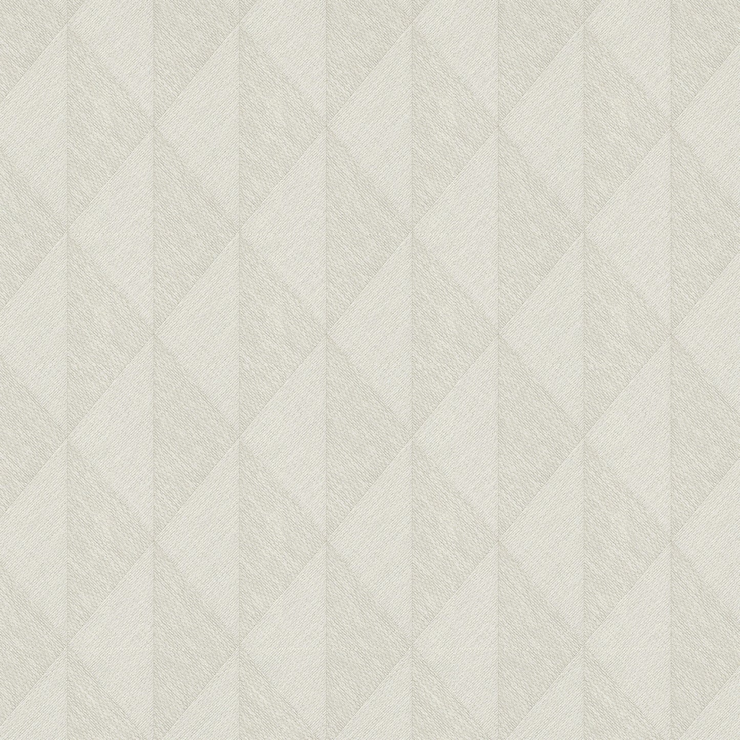 Taupe wallpaper with a woven diamond texture and subtle diagonal pattern.