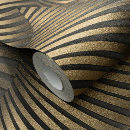 VEER DECOR Twill Black Wallpaper Patterns Transitional Black  Wallpaper - 8413-VRFW-AD2