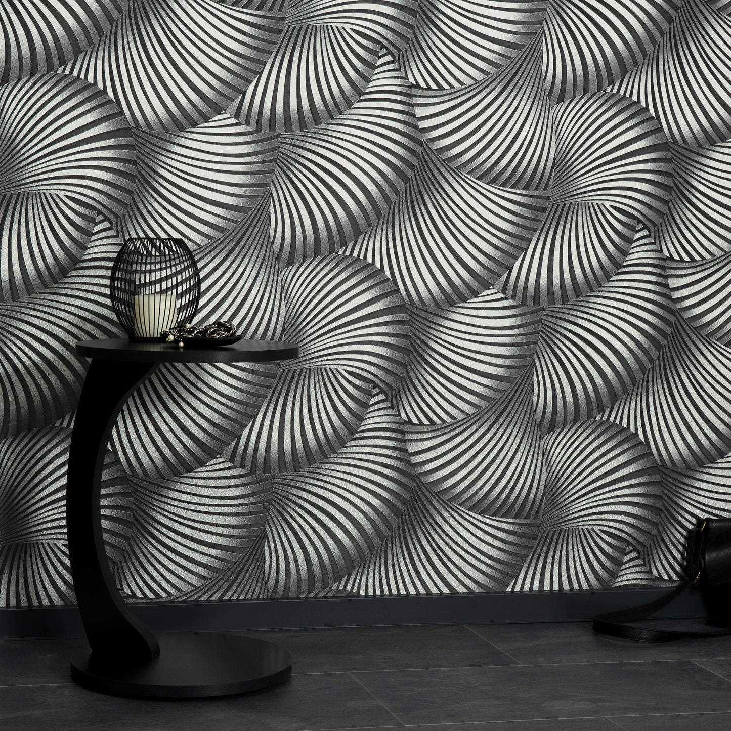 VEER DECOR Twill Silver Wallpaper Patterns Transitional Silver  Wallpaper - 8413-VRFW-AD3