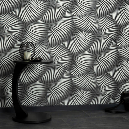 VEER DECOR Twill Silver Wallpaper Patterns Transitional Silver  Wallpaper - 8413-VRFW-AD3