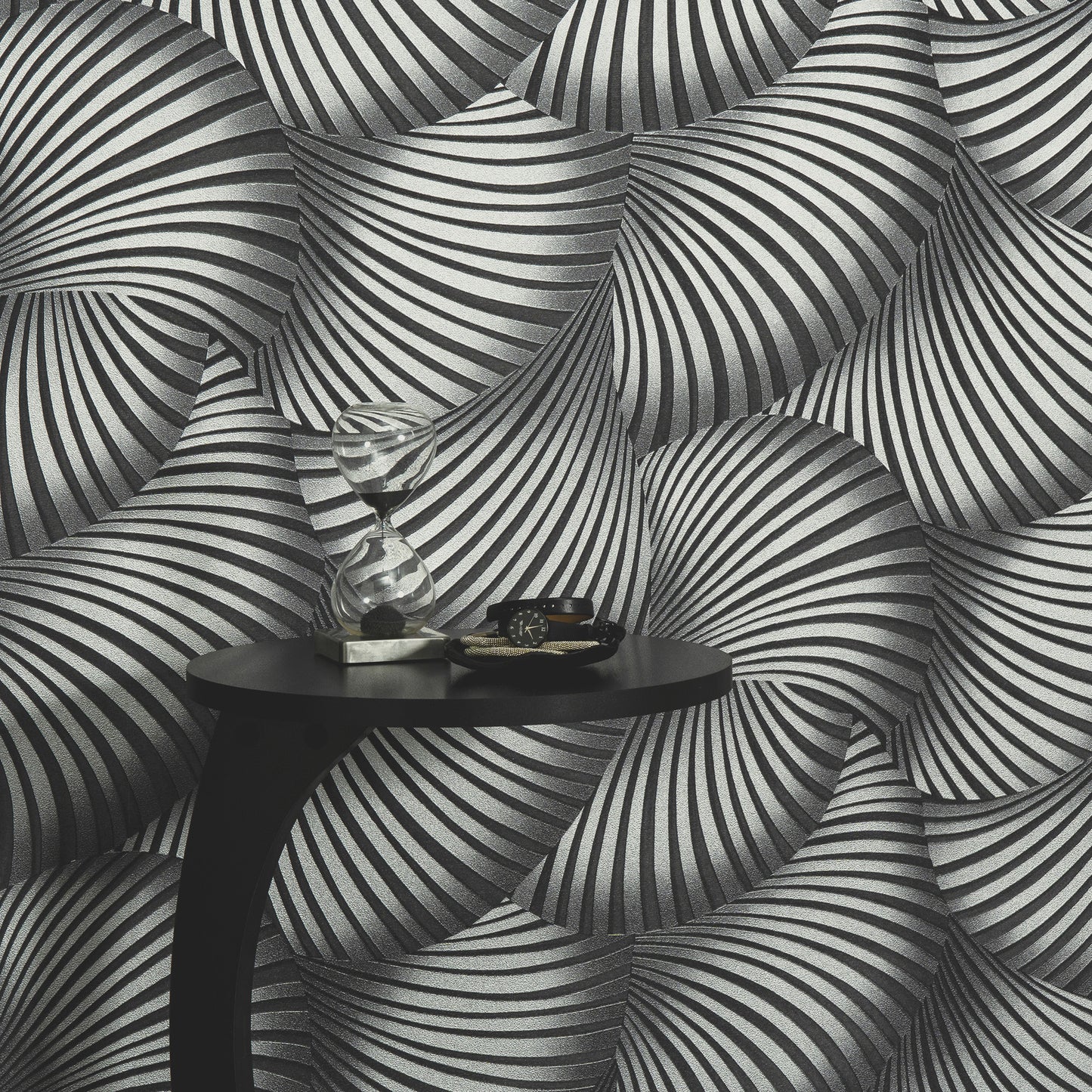 VEER DECOR Twill Silver Wallpaper Patterns Transitional Silver  Wallpaper - 8413-VRFW-AD3