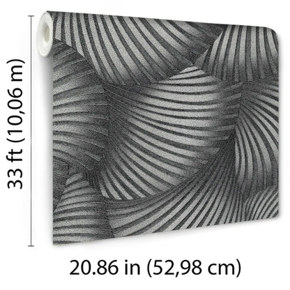 VEER DECOR Twill Silver Wallpaper Patterns Transitional Silver  Wallpaper - 8413-VRFW-AD3