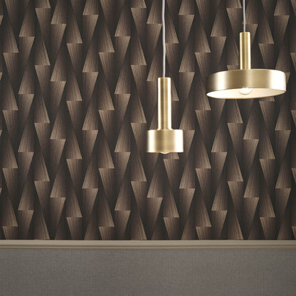 VEER DECOR Shift Brown Wallpaper Patterns Transitional Brown  Wallpaper - 8413-VRFW-AE1