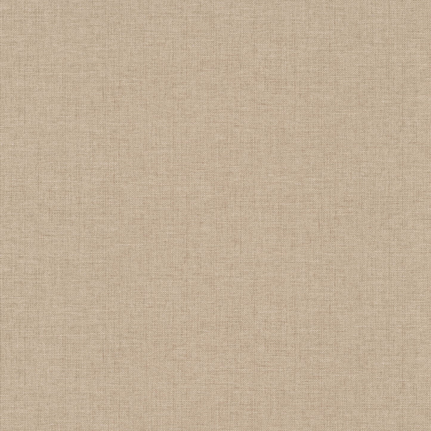 Tan wallpaper swatch with a beige jute texture and visible woven fibers.