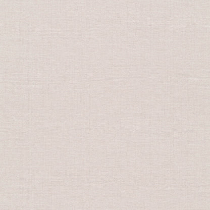 Pink wallpaper with a jute texture and subtle grain, featuring an abstract traditional pattern.