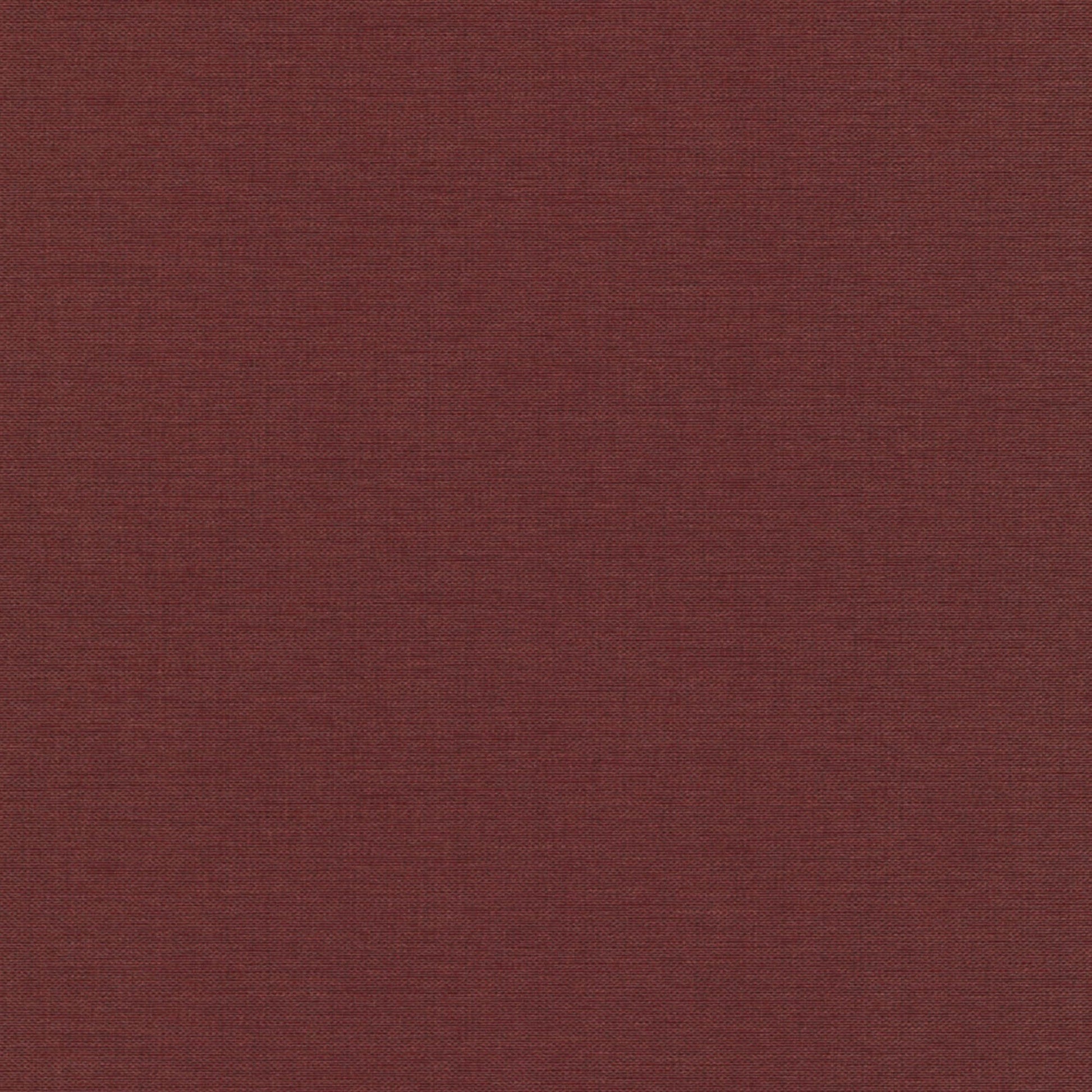Close-up of burgundy jute-textured wallpaper with a red woven appearance.