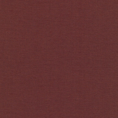 Close-up of burgundy jute-textured wallpaper with a red woven appearance.