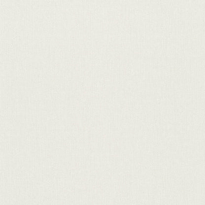 Soft off-white wallpaper with a linen-like woven texture and subtle pattern.