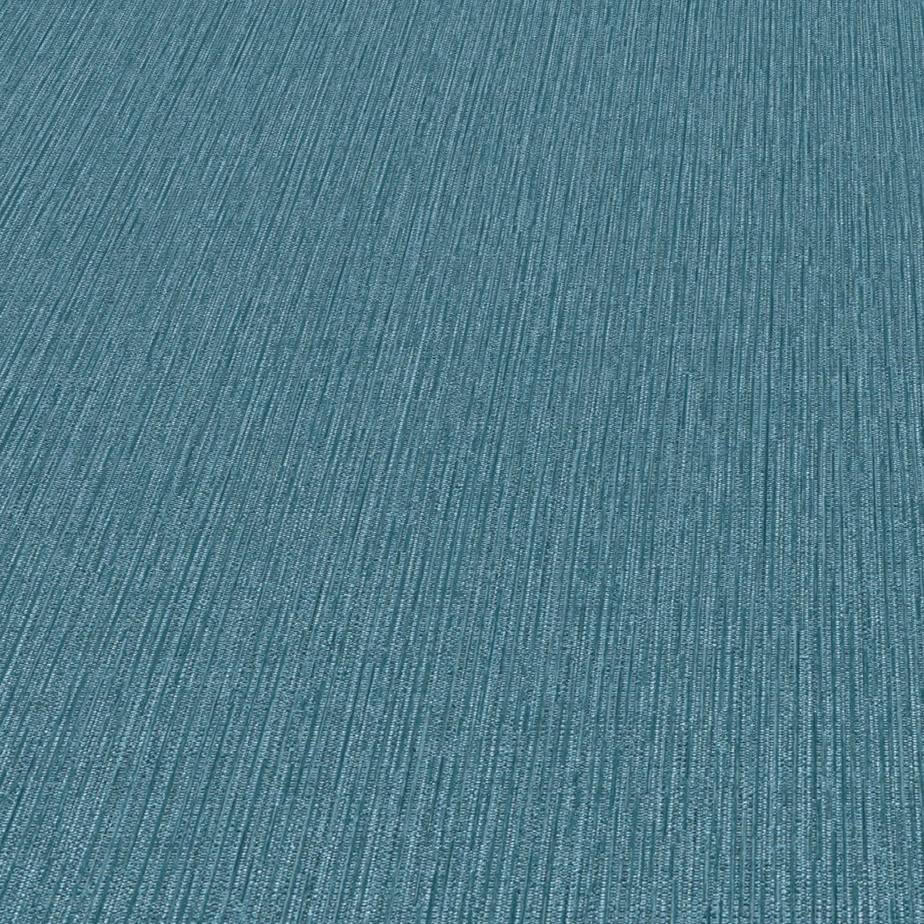 Teal blue ribbed fabric texture with vertical ridges; textile swatch.