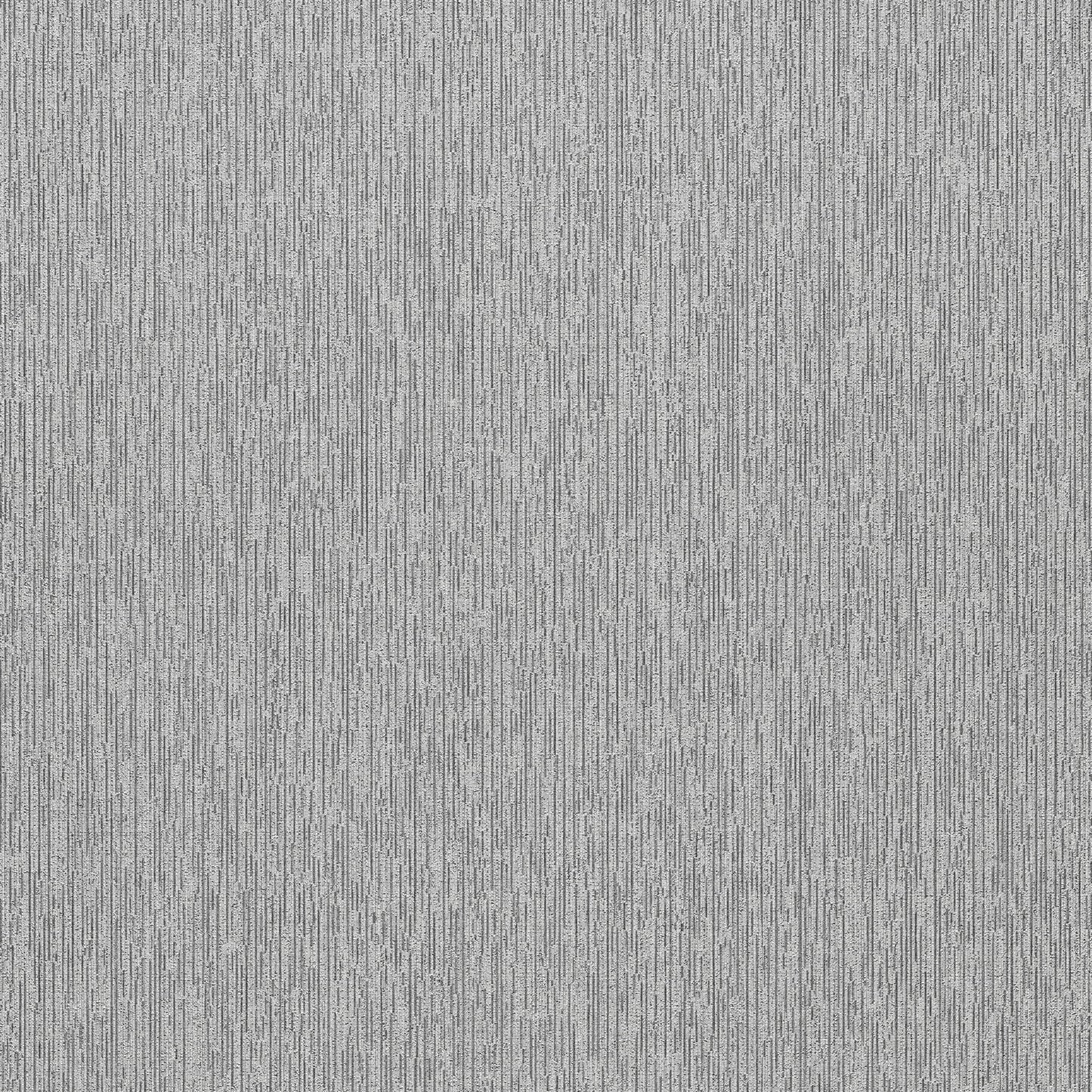 Gray ribbed fabric close-up with fine vertical lines; textile texture for apparel or upholstery.