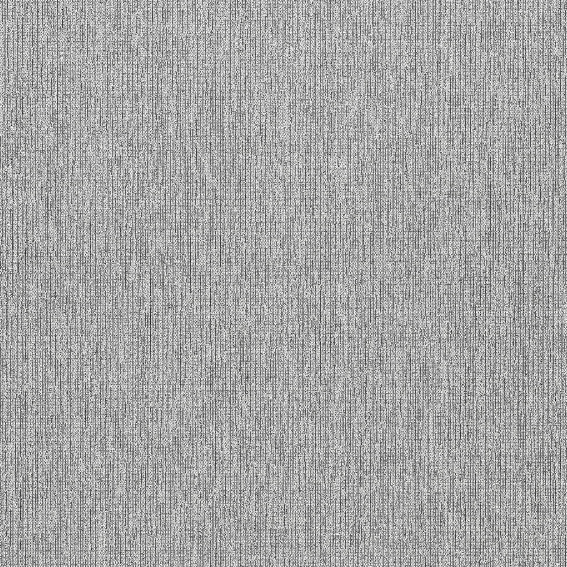 Gray ribbed fabric close-up with fine vertical lines; textile texture for apparel or upholstery.