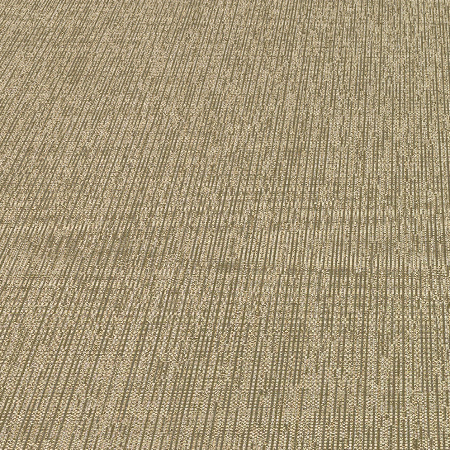 Gold textured wallpaper with a subtle linear rib pattern; abstract traditional gold wallpaper for walls.