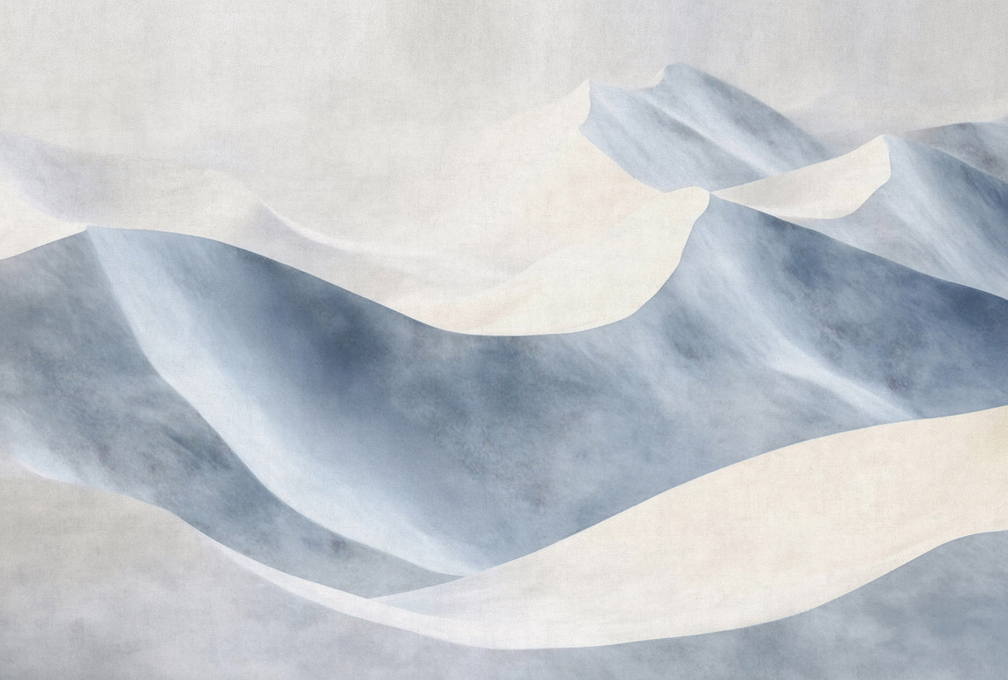 VEER DECOR Velvet Dunes Blue Wall Mural Landscape;,Nature Transitional Blue  Wallpaper - 8413-VRFW-AL