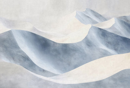 VEER DECOR Velvet Dunes Blue Wall Mural Landscape;,Nature Transitional Blue  Wallpaper - 8413-VRFW-AL