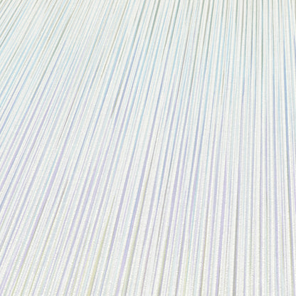 Taupe wallpaper with raised diagonal stria texture and subtle sheen.
