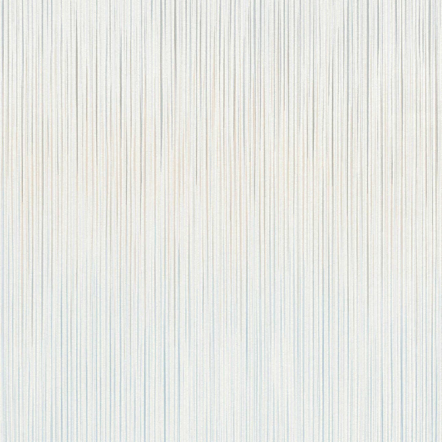 Blue wallpaper with a raised stria texture and fine vertical pinstripes.